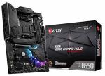 Msi Mpg B550 Gaming Plus V1 Gaming Motherboard Amd Ryzen 5000 AM4 DDR4 Pcie 4.0 Sata 6GB S M.2 USB 3.2 Gen 2 Hdmi dp Atx