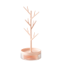 Tree Storage Jewellery Holder Necklace Ring Display Stand - Pink Plastic