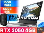 Dell Inspiron G15 5515-0112 Rtx 3050 Gaming Laptop 16GB RAM