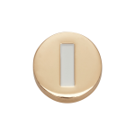 Goldair Gold Letter I Jibbitz - Multi Osfa
