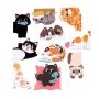 10PCS Magnetic Bookmarks Cute Cat Bookmarks Funny Book Marker Clips