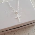 Hope 925 Sterling Silver Cross Necklace 11X15MM On A 45CM Chain