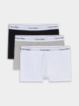 Calvin Klein Mens 3 Pack Trunks In Black Multi - Black Multi XL
