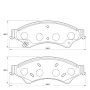 Kbc Brake Pads Front For Ford Everest Ranger Mazda BT-50