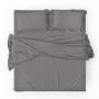 Egyptian Cotton Duvet Covers - Charcoal Oxford Duvet Cover TC400