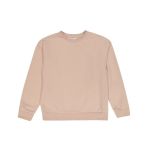 Older Girl Plain Crew Fleece Top