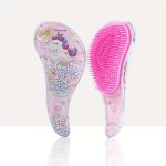 1PC Cute Cartoon Pattern Detangling Hair Brush Anti Static Hairdressing Comb For Wet Or Dry Hair
