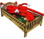 Elf On The Shelf Double Bed Activity Toys White Gold