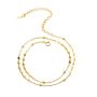 Women Choker-style Sterling Silver Necklace - Gold