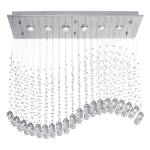 Wave Crystal Chandelier Light