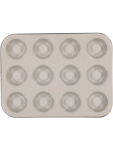 12 Cup Grey Muffin Tray - None None
