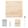 Craft Embroidery Crochet Wooden Blocking Board With Accessories Set Of 17
