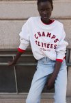 Sweatshirt - Light Grey Marl champs Lys Es