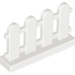 Parts White Fence 1 X 4 X 2 Paled Picket 33303