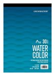 Grumbacher 7" X 10" Cold Press Watercolor Paper Pad 140 Lb. 300 GSM Tape-bound 30 Sheets pad 1 Each