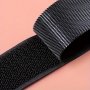 Black Hook And Loop Tape - 99.06 Cm Interlocking Fastener Strips Durable And Adjustable For Clothing Shoes And Gloves Replacement