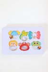 Handbell Baby Rattle 6 Piece Set