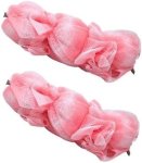 Pink Twinpack Ombre Mesh Sponge Bath Sponge For Women
