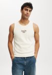 Cotton On Graphic Rib Tank - Cream Puff empire State