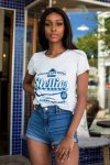 The Ocean Shimmer Basic Tee - S