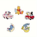 Disney-themed Car Air Freshener - Long-lasting Scent With Mickey & Minnie Donald Duck And Winnie The Pooh Designs For Vehicles A