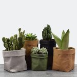 Flower Pot Supplies Washed Kraft Paper Storage