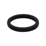 Women's Silicone Stackers - Plain - Black 6
