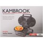Kambrook Double Waffle Maker Round