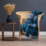 Piccolo - Patterson Teal eggshell - 110 X 130 Cm