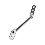 Part Synergy Replacement For Chrome Adjustable Nose Wing Strap 6"-7.5" Range Chromoly For Sprint Car Applications