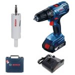 Bosch - Impact Drill Kit Gsb 180-LI Kit With Metal Holesaw - 25MM