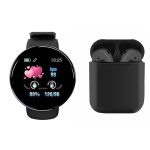 Smart Watch D18 With I12 Tws Wireless Bluetooth Ear Pods With Charging Box