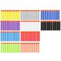 Rainbow Nerf Compatible Refill Foam Bullets 100 Packs
