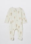 Cotton On Organic Pointelle Zip Romper - Milk hot Air Balloons