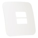 Two Single Module Horizontal Cover Plate - White - Buy Online At 7 Triple 7