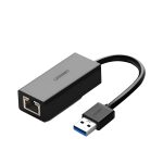 Ugreen CM111 USB3.0 To RJ5 Gigabit Ethernet Adapter - Black