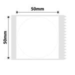 NB226 - - B1 B21 B3S B4 - 50X50MM - 150 White Round Labels 1