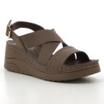Pierre Cardin Blair Wedge Sandal - Taupe - 8