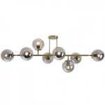 Titania 8 Light Chandelier - Chrome Clear Glass