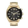 Diesel DZ4342 Overflow Gold Stainless Steel Watch - 49MM