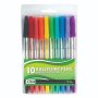 Coloured Ballpoint Pens Wallet 10