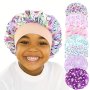 1pc Unicorn Cartoon Children's Colorful Sleeping Hat Baby Hair Protection Hat