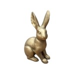 Long Eared Sitting Bunny Gold Small Medium Or Large - Large