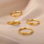 Kpop Signet Ring Made Of Stainless Steel 18kgold Plated You Got An Alphabet To Choose Silvery Or Golden Make Your Call Match Daily Outfits