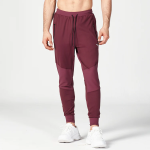 Men's Statement Ribbed Joggers Reimagined Burgundy - Burgundy XX Large Men's