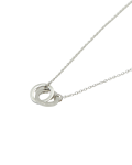 Olympic Silver Hoop Pendant Necklace - Silver