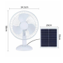 Solar Electric Fan Rechargeable Fan Solar Fan 16-INCH