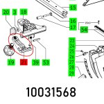 Festool Dh FES10031568 Clamp Support