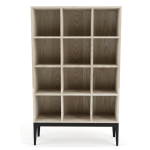 Holly Vertical Cubicle Shelf - Ashwood