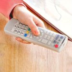 Silicone Remote Control Protector - Transparent Dust-proof Cover For Tv & Air Conditioner Controllers With Portable Storage Pouc